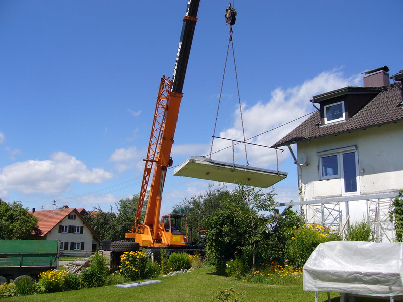 Rückbau Balkon an einem Wohnhaus